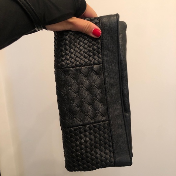 Faux leather beaded wristlet/clutch - Picture 6 of 7